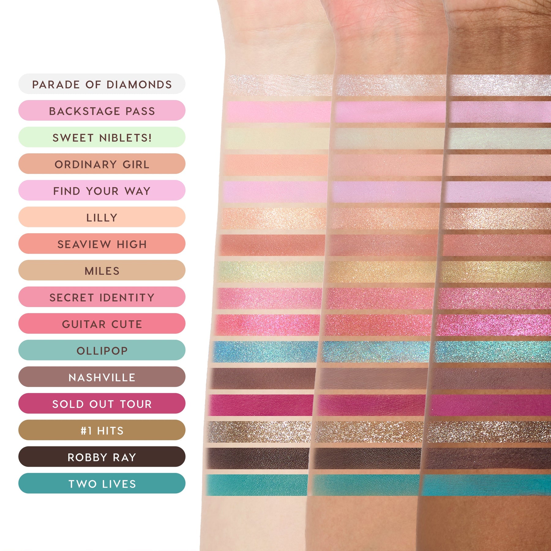 Hannah Montana X ColourPop Collection - Essential Set
